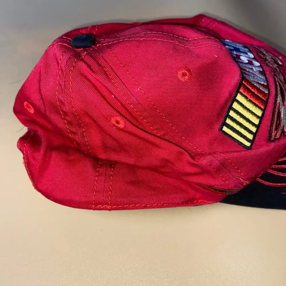 Vintage NASCAR Racing Men's Hook & Loop Baseball Cap Hat One Size